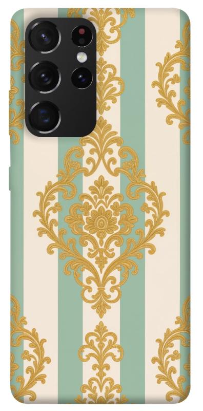 Чехол itsPrint Gold Mint для Samsung Galaxy S21 Ultra, паттерн, купить оптом с доставкой