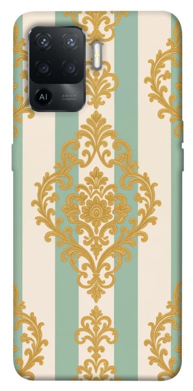 Чехол itsPrint Gold Mint для Oppo Reno 5 Lite, паттерн, купить оптом с доставкой