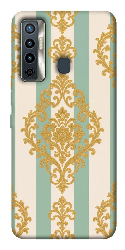 Чехол itsPrint Gold Mint для TECNO Camon 17 Pro, паттерн, купить оптом с доставкой