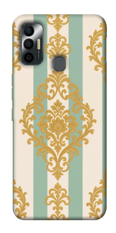 Чехол itsPrint Gold Mint для TECNO Spark 7, паттерн, купить оптом с доставкой