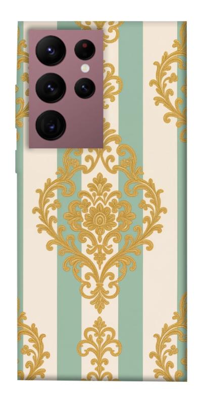 Чехол itsPrint Gold Mint для Samsung Galaxy S22 Ultra, паттерн, купить оптом с доставкой