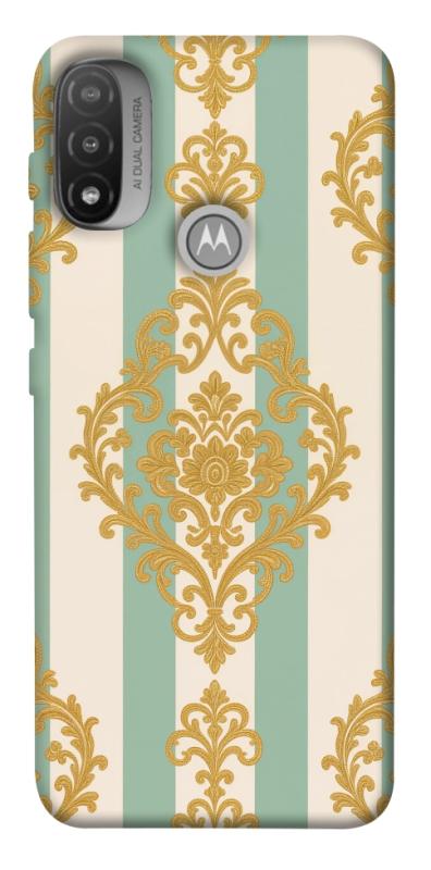 Чехол itsPrint Gold Mint для Motorola Moto E20, паттерн, купить оптом с доставкой