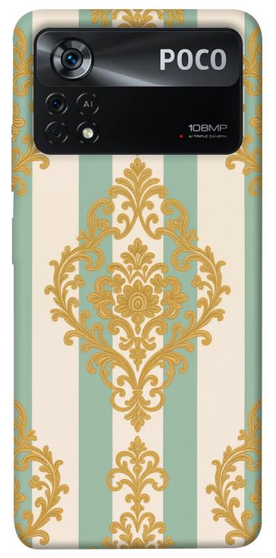 Чехол itsPrint Gold Mint для Xiaomi Poco X4 Pro 5G, паттерн, купить оптом с доставкой