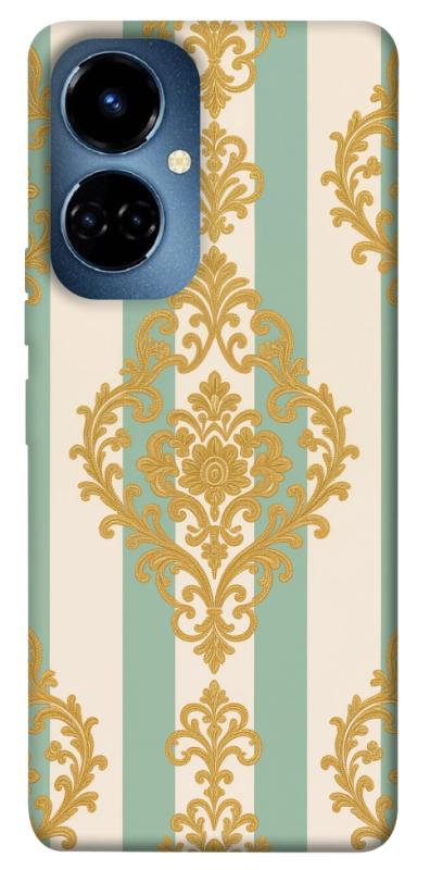 Чехол itsPrint Gold Mint для TECNO Camon 19 (CI6n) / 19 Pro (CI8n), паттерн, купить оптом с доставкой