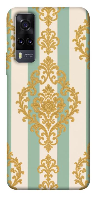 Чехол itsPrint Gold Mint для Vivo Y31, паттерн, купить оптом с доставкой