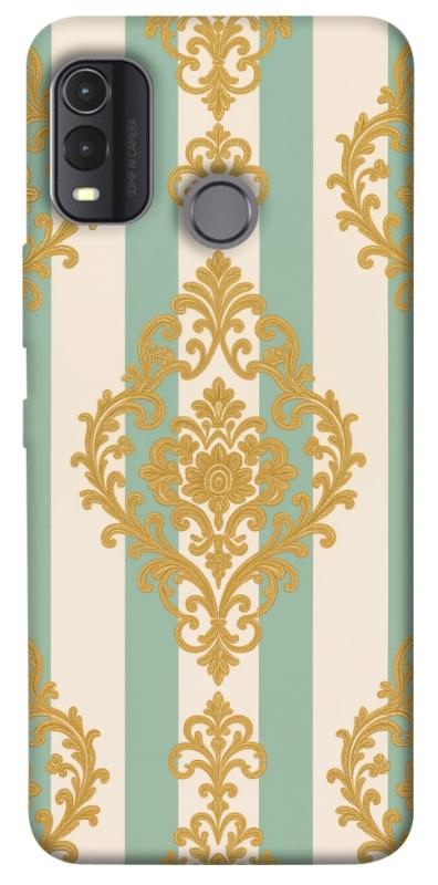 Чехол itsPrint Gold Mint для Nokia G11 Plus, паттерн, купить оптом с доставкой