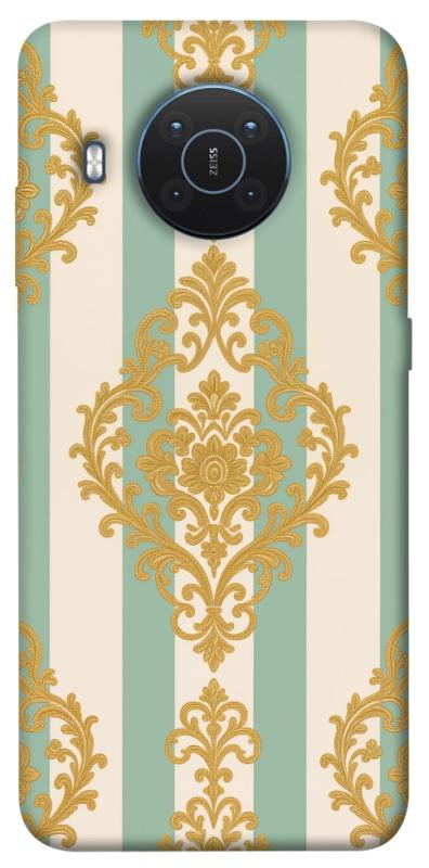 Чехол itsPrint Gold Mint для Nokia X10 / X20, паттерн, купить оптом с доставкой