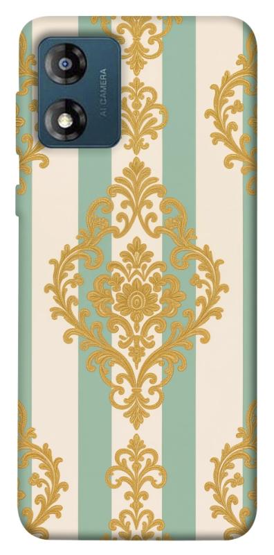 Чехол itsPrint Gold Mint для Motorola Moto E13, паттерн, купить оптом с доставкой