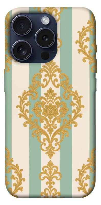 Чехол itsPrint Gold Mint для Apple iPhone 15 Pro (6.1"), паттерн, купить оптом с доставкой