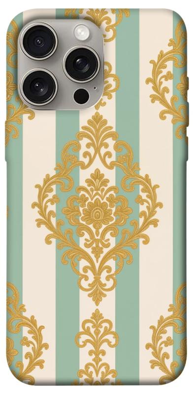 Чехол itsPrint Gold Mint для Apple iPhone 15 Pro Max (6.7"), паттерн, купить оптом с доставкой