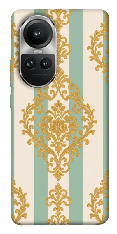 Чехол itsPrint Gold Mint для Oppo Reno 10, паттерн, купить оптом с доставкой