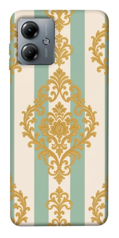 Чехол itsPrint Gold Mint для Motorola Moto G14, паттерн, купить оптом с доставкой
