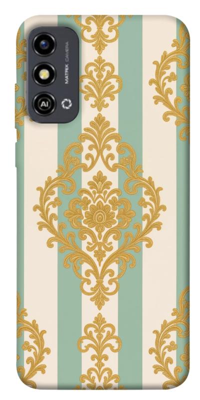 Чехол itsPrint Gold Mint для ZTE Blade A53, паттерн, купить оптом с доставкой