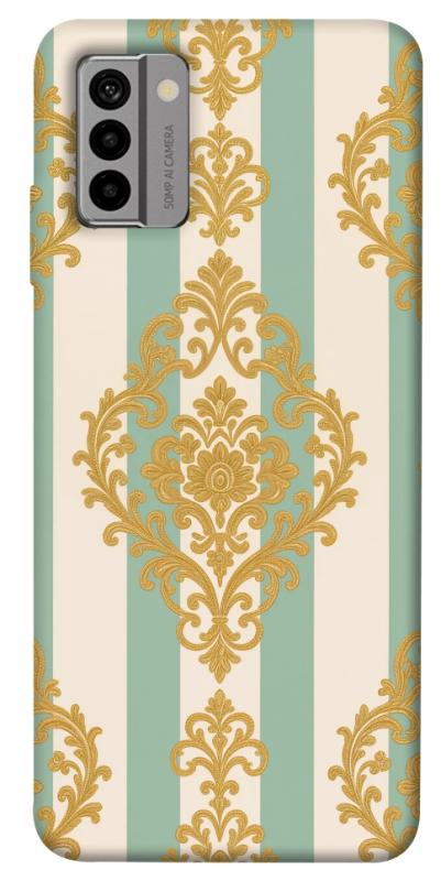 Чехол itsPrint Gold Mint для Nokia G22, паттерн, купить оптом с доставкой