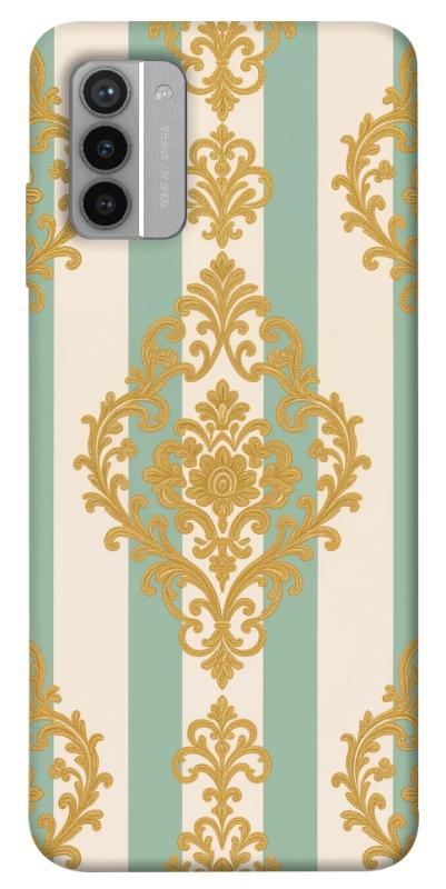 Чехол itsPrint Gold Mint для Nokia G42, паттерн, купить оптом с доставкой