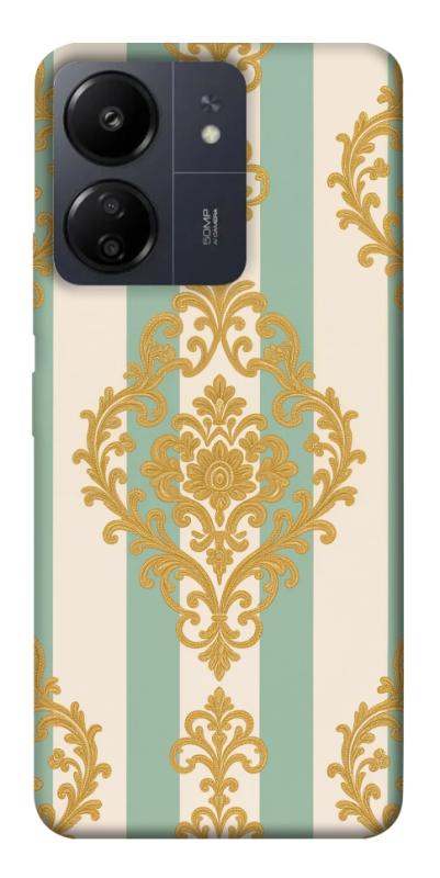 Чехол itsPrint Gold Mint для Xiaomi Redmi 13C, паттерн, купить оптом с доставкой