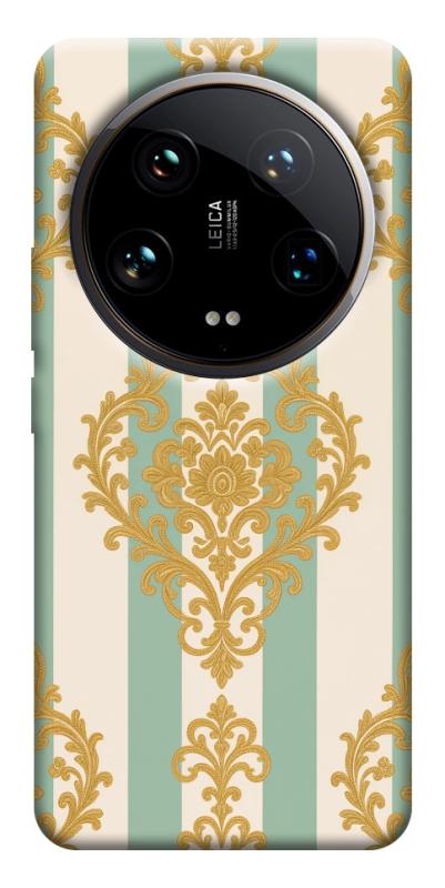 Чехол itsPrint Gold Mint для Xiaomi 14 Ultra, паттерн, купить оптом с доставкой