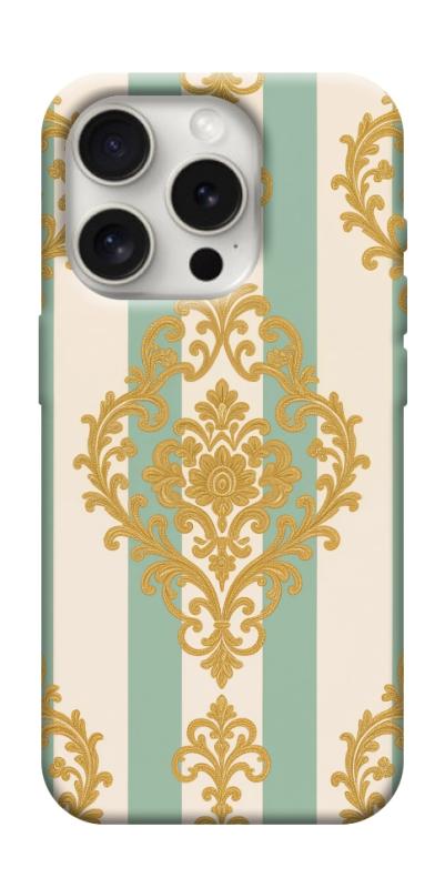 Чехол itsPrint Gold Mint для Apple iPhone 16 Pro (6.3"), паттерн, купить оптом с доставкой