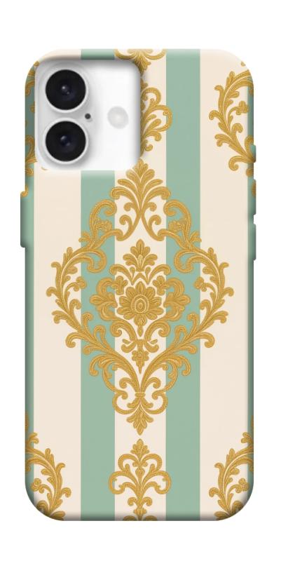 Чохол itsPrint Gold Mint для Apple iPhone 16 Plus (6.7"), паттерн, купити оптом з доставкою