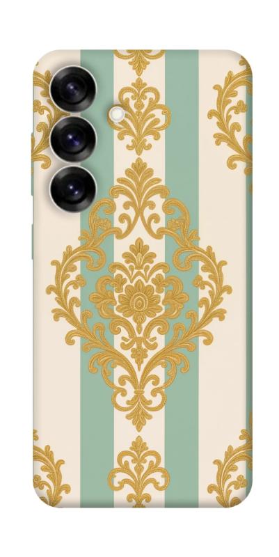 Чехол itsPrint Gold Mint для Samsung Galaxy S25, паттерн, купить оптом с доставкой