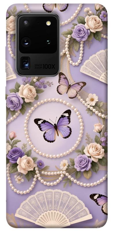 Чехол itsPrint Викторианская нежность для Samsung Galaxy S20 Ultra, паттерн, купить оптом с доставкой