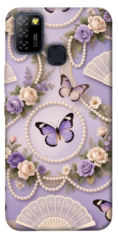 Чехол itsPrint Викторианская нежность для Infinix Hot 10 Lite, паттерн, купить оптом с доставкой