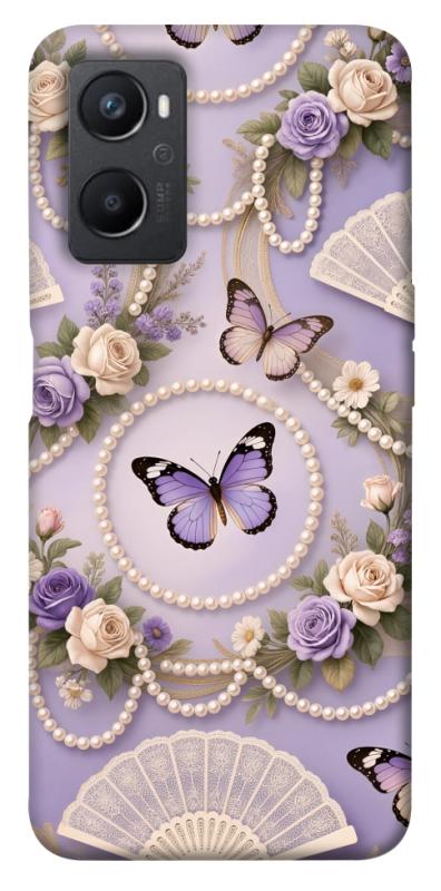 Чехол itsPrint Викторианская нежность для Oppo A96, паттерн, купить оптом с доставкой