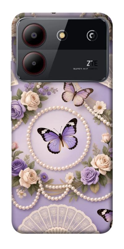 Чохол itsPrint Вікторіанська ніжність для ZTE Blade A54 4G, паттерн, купити оптом з доставкою
