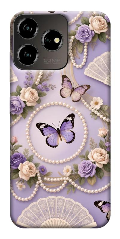 Чехол itsPrint Викторианская нежность для ZTE Blade V50 Desing 4G, паттерн, купить оптом с доставкой