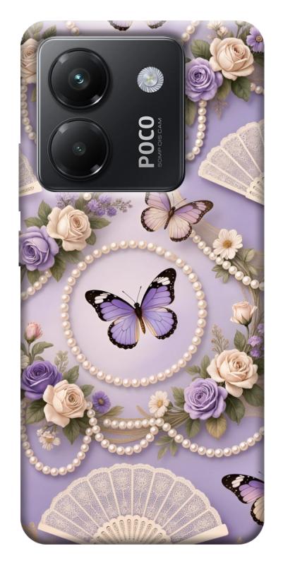 Чехол itsPrint Викторианская нежность для Xiaomi Poco M7 Pro 5G, паттерн, купить оптом с доставкой