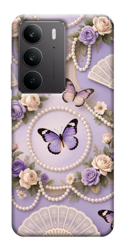 Чехол itsPrint Викторианская нежность для Realme C75, паттерн, купить оптом с доставкой