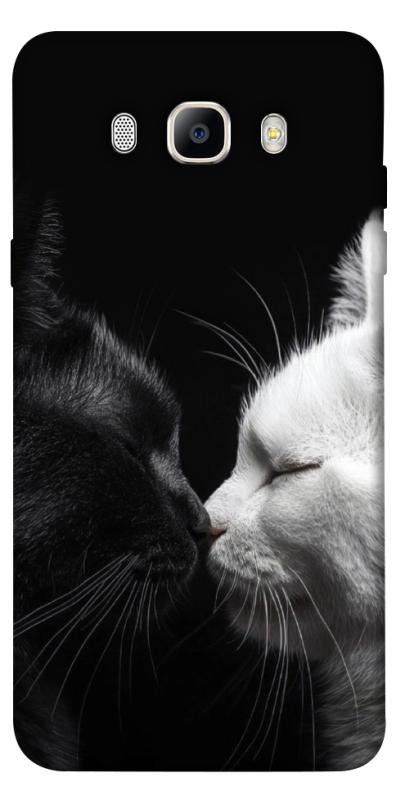 Чехол itsPrint Black and white cats для Samsung J710F Galaxy J7 (2016), животные, купить оптом с доставкой