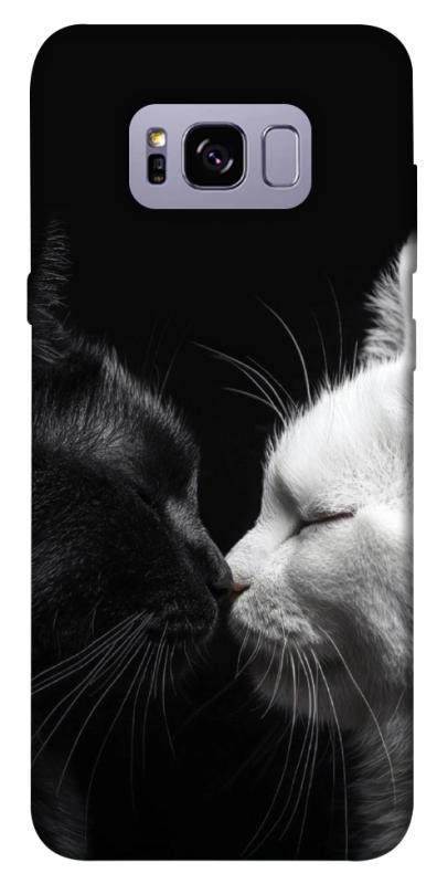 Чехол itsPrint Black and white cats для Samsung G955 Galaxy S8 Plus, животные, купить оптом с доставкой