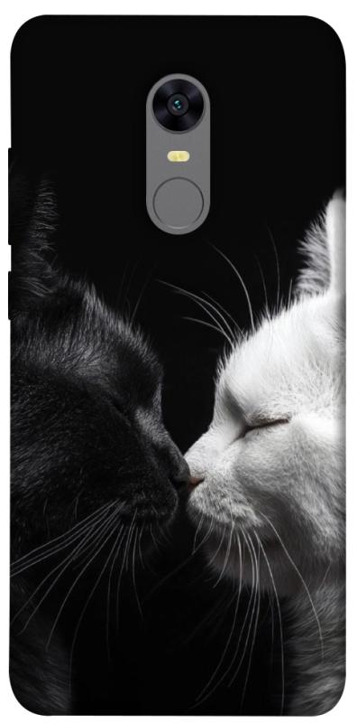 Чехол itsPrint Black and white cats для Xiaomi Redmi 5 Plus / Redmi Note 5 (Single Camera), животные, купить оптом с доставкой