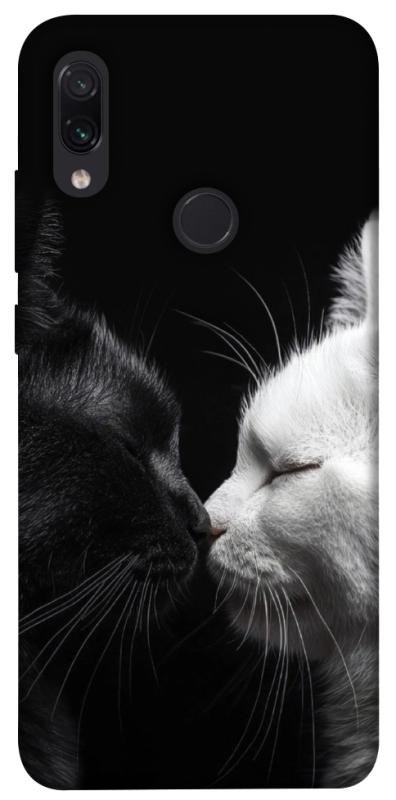 Чехол itsPrint Black and white cats для Xiaomi Redmi Note 7 / Note 7 Pro / Note 7s, животные, купить оптом с доставкой