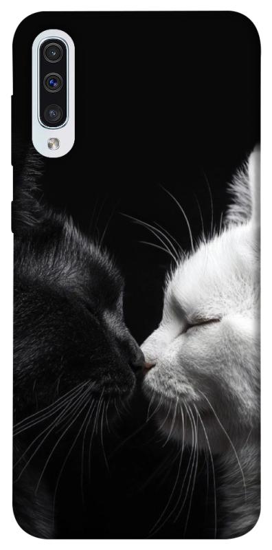Чехол itsPrint Black and white cats для Samsung Galaxy A50 (A505F) / A50s / A30s, животные, купить оптом с доставкой