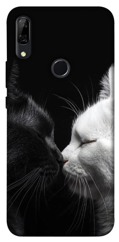 Чохол itsPrint Black and white cats для Huawei P Smart Z, тварини, купити оптом з доставкою