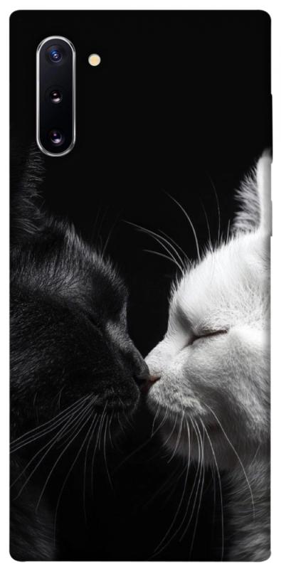 Чехол itsPrint Black and white cats для Samsung Galaxy Note 10, животные, купить оптом с доставкой