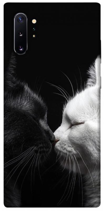 Чехол itsPrint Black and white cats для Samsung Galaxy Note 10 Plus, животные, купить оптом с доставкой