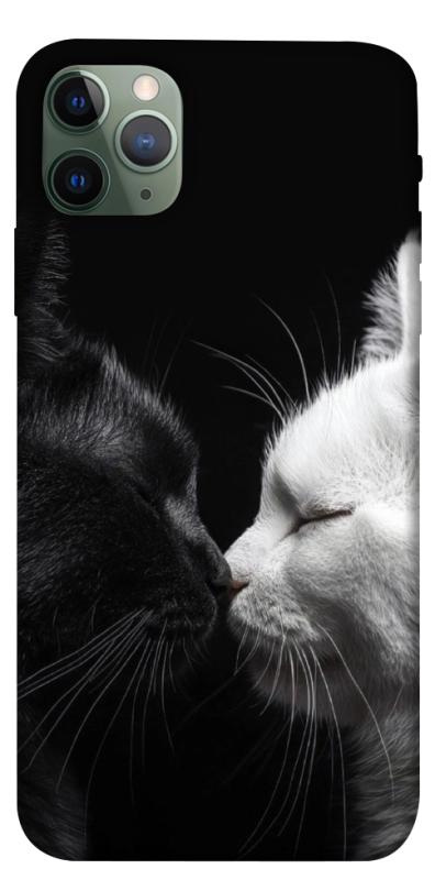 Чехол itsPrint Black and white cats для Apple iPhone 11 Pro Max (6.5"), животные, купить оптом с доставкой
