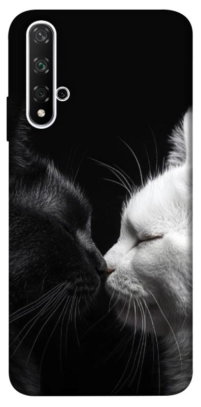 Чехол itsPrint Black and white cats для Huawei Honor 20 / Nova 5T, животные, купить оптом с доставкой
