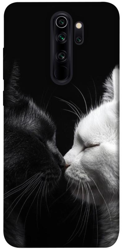 Чехол itsPrint Black and white cats для Xiaomi Redmi Note 8 Pro, животные, купить оптом с доставкой