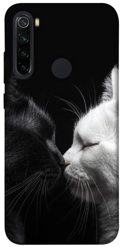 Чехол itsPrint Black and white cats для Xiaomi Redmi Note 8, животные, купить оптом с доставкой