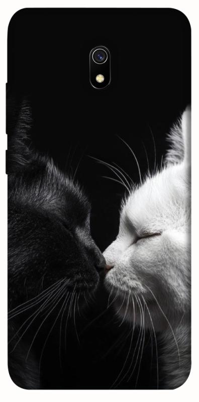 Чехол itsPrint Black and white cats для Xiaomi Redmi 8a, животные, купить оптом с доставкой
