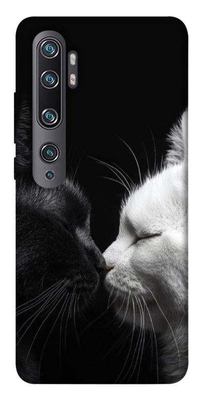 Чехол itsPrint Black and white cats для Xiaomi Mi Note 10 / Note 10 Pro / Mi CC9 Pro, животные, купить оптом с доставкой