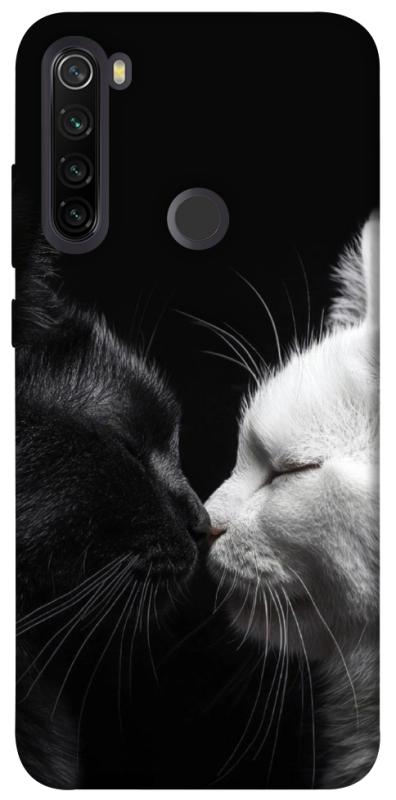 Чехол itsPrint Black and white cats для Xiaomi Redmi Note 8T, животные, купить оптом с доставкой