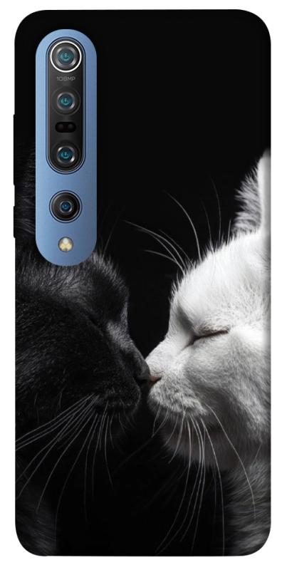 Чехол itsPrint Black and white cats для Xiaomi Mi 10 / Mi 10 Pro, животные, купить оптом с доставкой