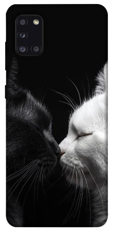 Чехол itsPrint Black and white cats для Samsung Galaxy A31, животные, купить оптом с доставкой