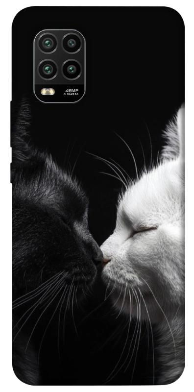 Чехол itsPrint Black and white cats для Xiaomi Mi 10 Lite, животные, купить оптом с доставкой