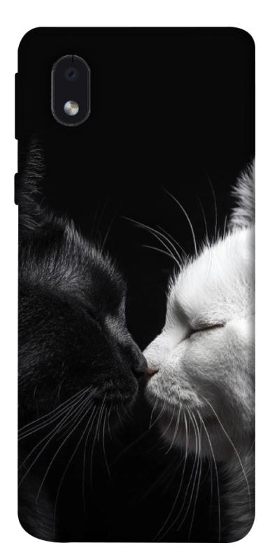 Чехол itsPrint Black and white cats для Samsung Galaxy M01 Core / A01 Core, животные, купить оптом с доставкой